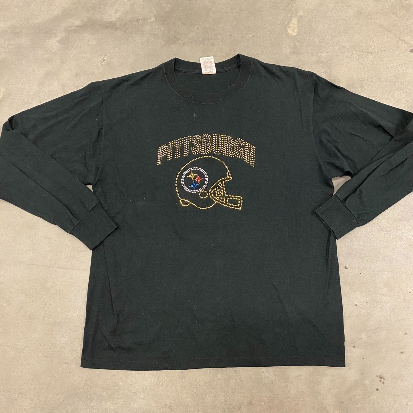 Pittsburgh Steelers Vintage Bedazzled T-Shirt
