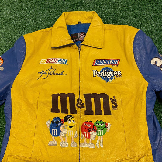M&M's Racing Team Vintage Leather Jacket