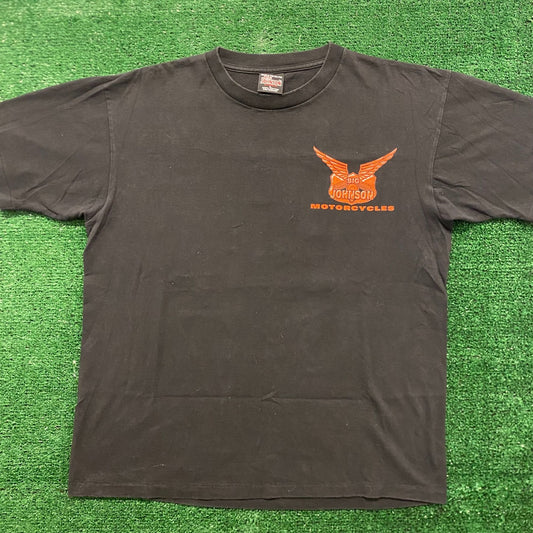 Big Johnson Motorcycles Vintage 90s Biker T-Shirt