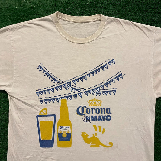 Corona Cinco de Mayo Vintage Party Beer T-Shirt