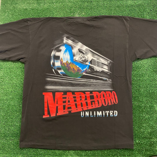 Marlboro Unlimited Train Vintage 90s T-Shirt