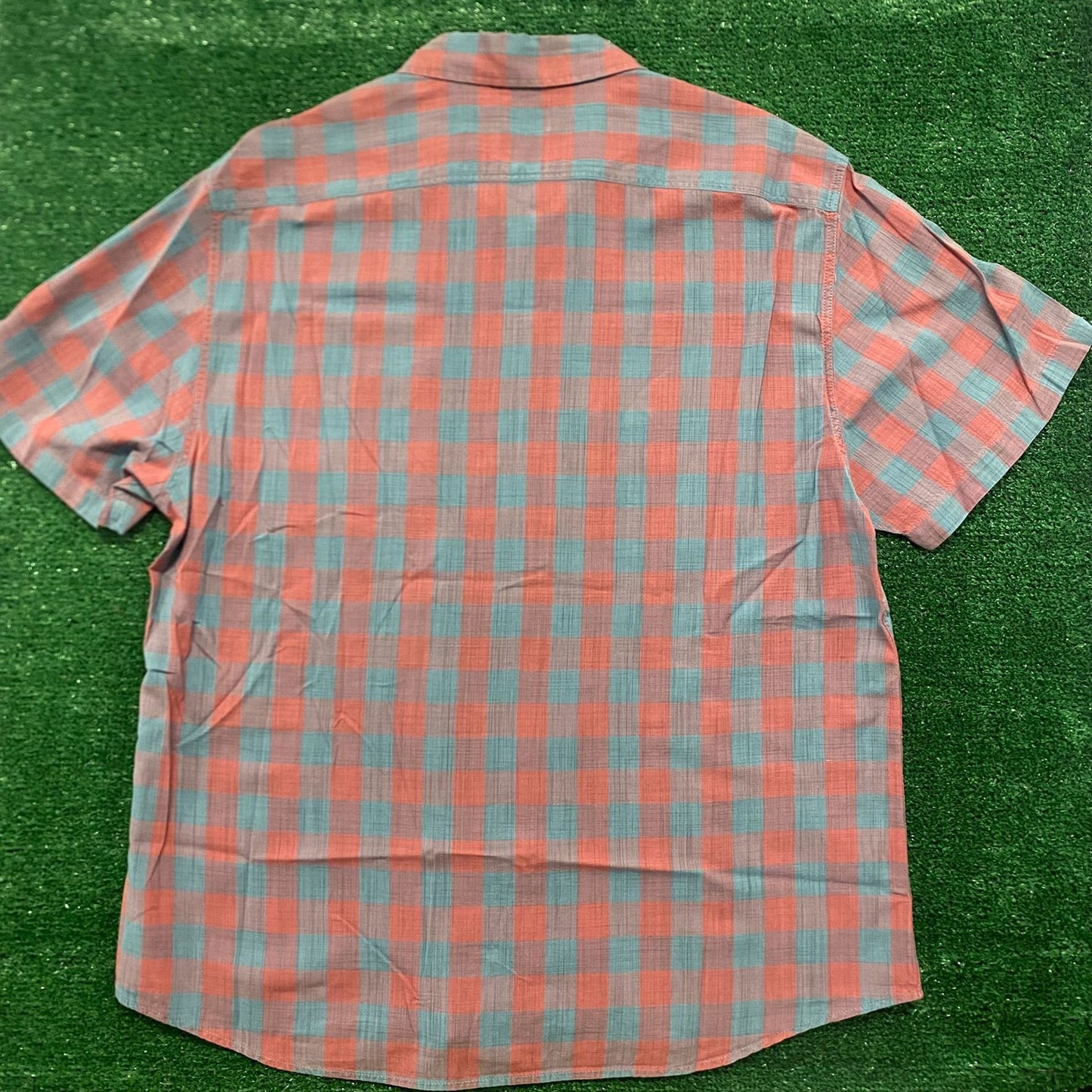 Faherty Checkered Plaid Vintage Button Up Casual Shirt