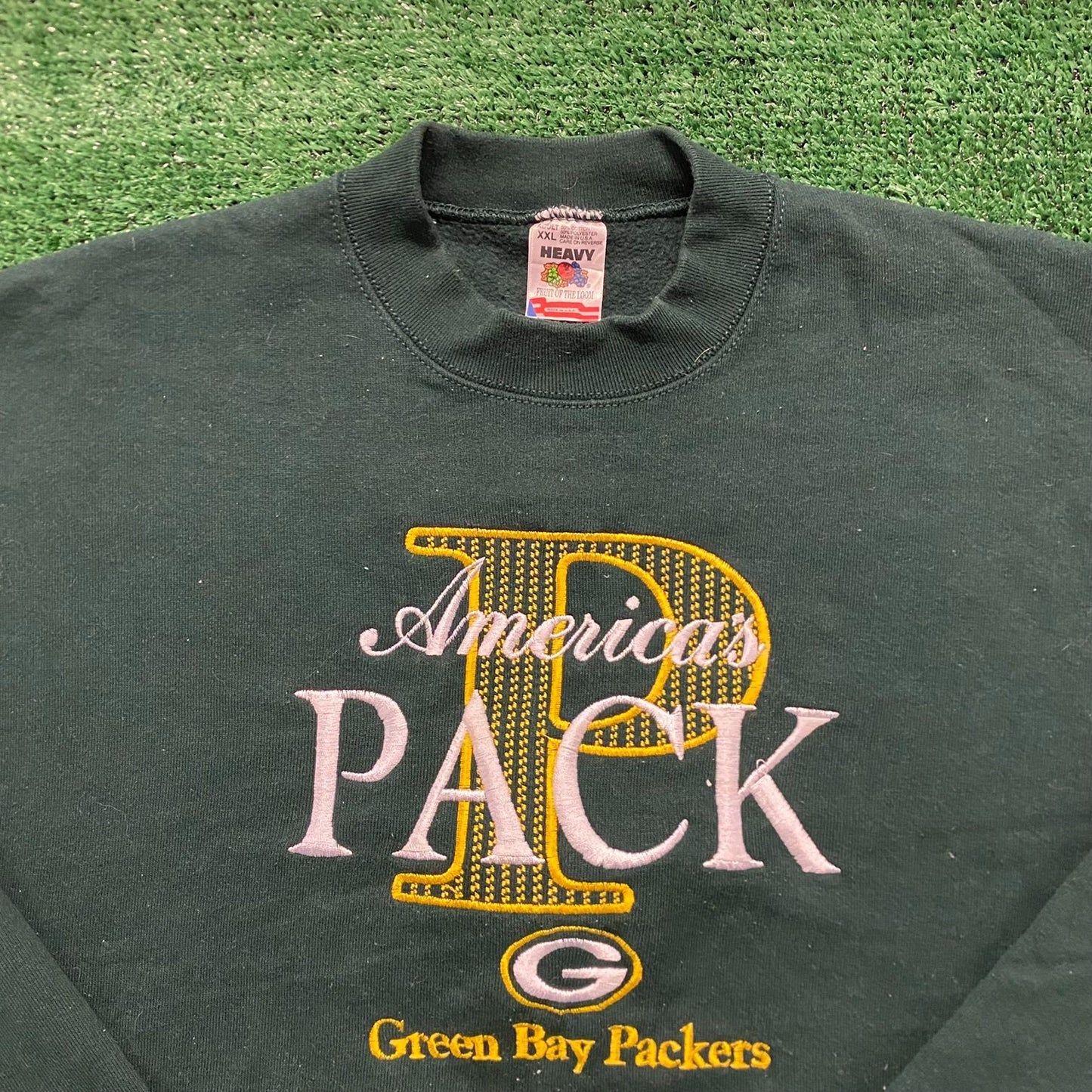 Green Bay Packers Football Vintage 90s Crewneck Sweatshirt