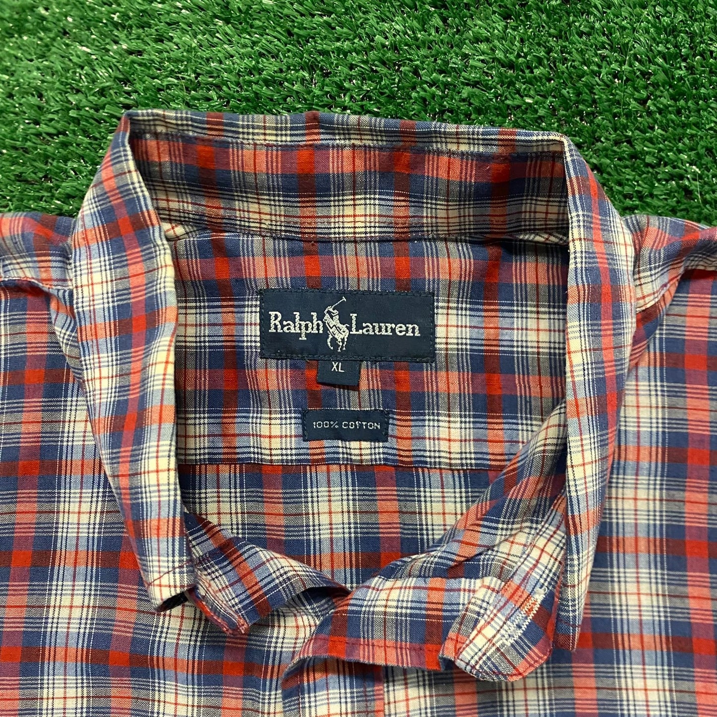 Ralph Lauren Plaid Vintage Button Up Shirt
