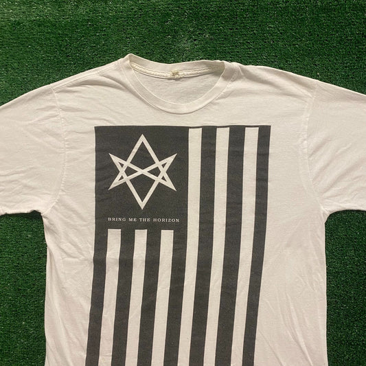 Bring Me The Horizon Vintage Emo Punk Metal Band T-Shirt