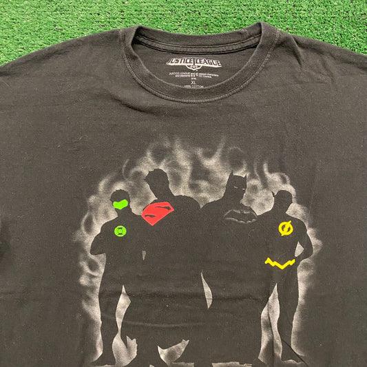 Vintage Y2K Essential DC Comics Justice League T-Shirt