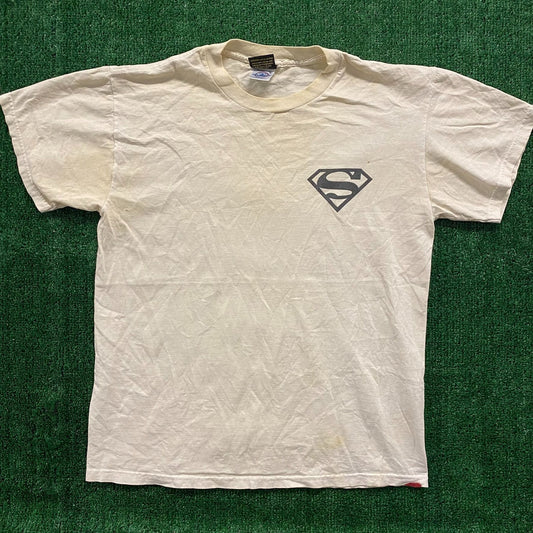 Superman Vintage Comic Superhero T-Shirt