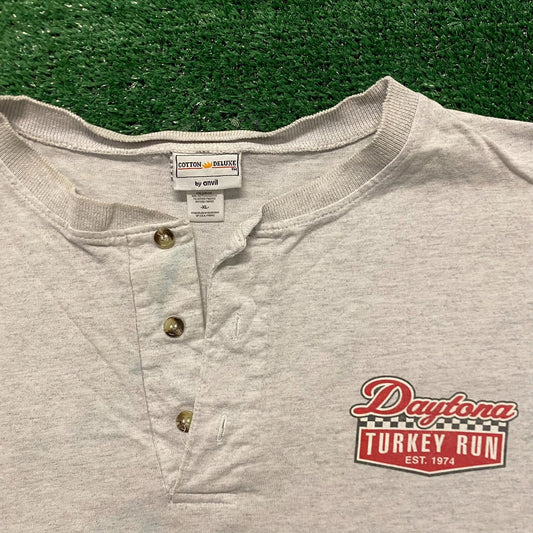 Daytona Turkey Run Hot Rods Vintage Racing T-Shirt