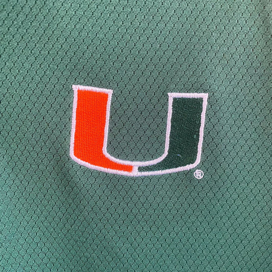 Miami Hurricanes Green Polo Shirt