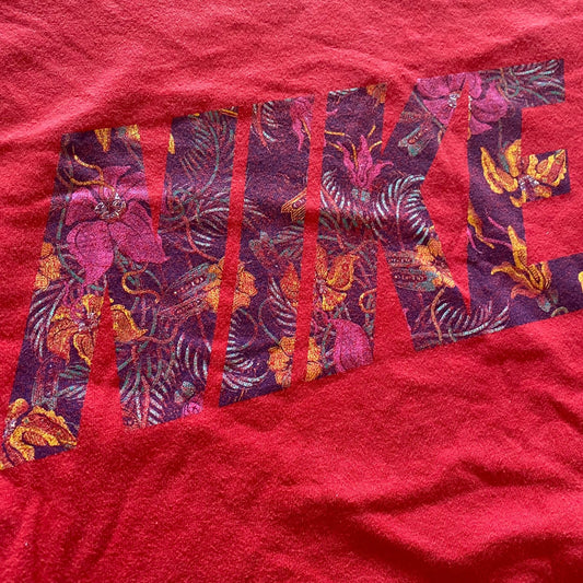 Nike Red Floral T-Shirt