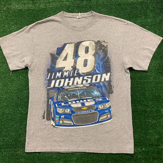 Jimmie Johnson Vintage NASCAR Racing T-Shirt