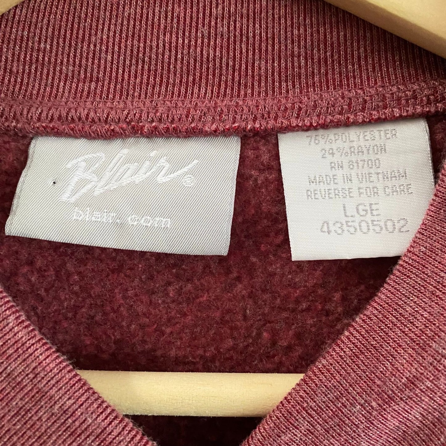 Blair Blush Fleece Varsity Jacket