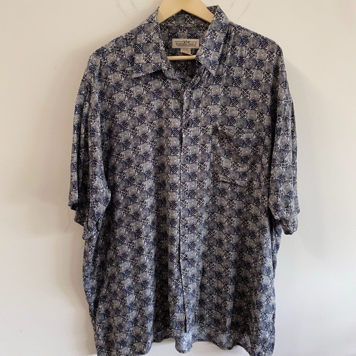 Vintage Natural Issue Geometric S/S Shirt